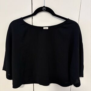 Aritzia/Wilfred Cropped Black Women's Top Size XS
